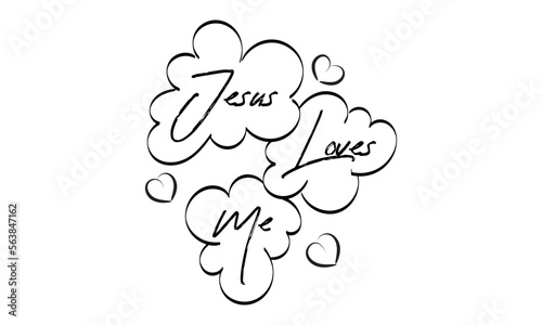 Scripture Illustration for Tattoo design. The message of the Gospel of Jesus Christ. Bible lesson for kids.