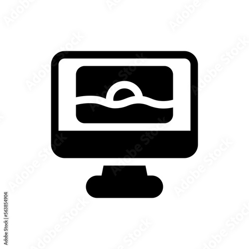 retouch glyph icon