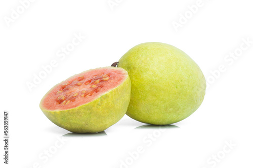 guava isolated on white background.