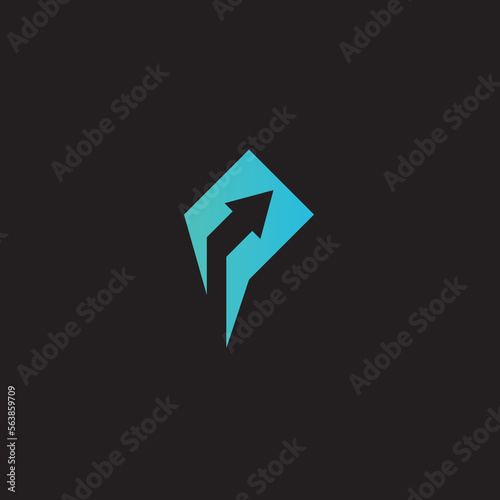 Arrow abstract logo icon. different arrows sign symbol logo. Arrow vector inspiration. Arrow logo template Cursor. Modern simple arrows. Vector illustration