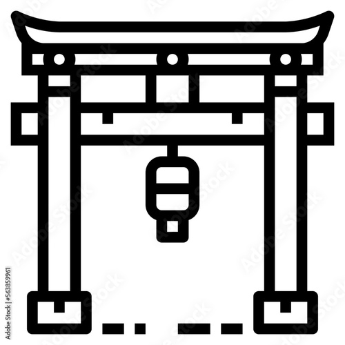 torii line icon style