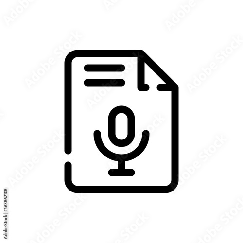 transcription line icon