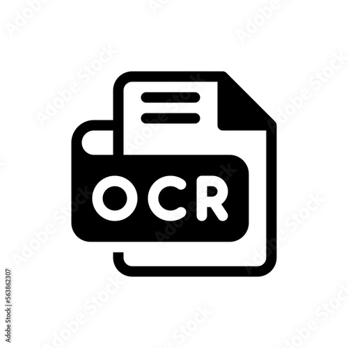 ocr glyph icon photo