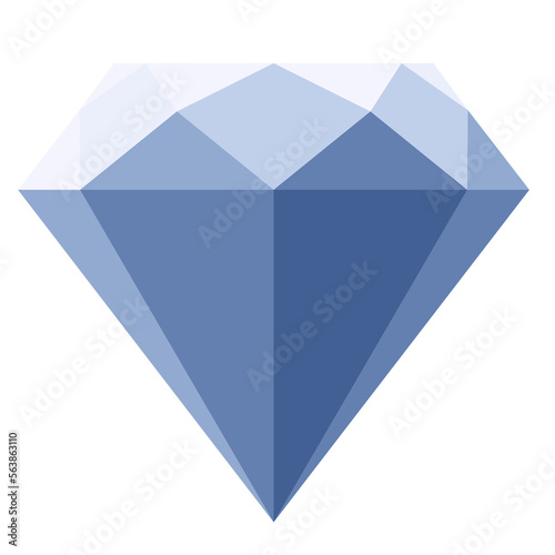 Diamond gem Valentine s Day Flat Icon