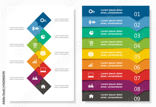 Infographic design template with place for your data. Vector illustration.