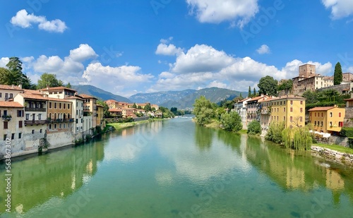 view of arno river Bassano del Grappa