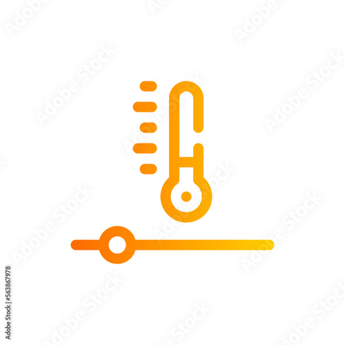 temperature gradient icon