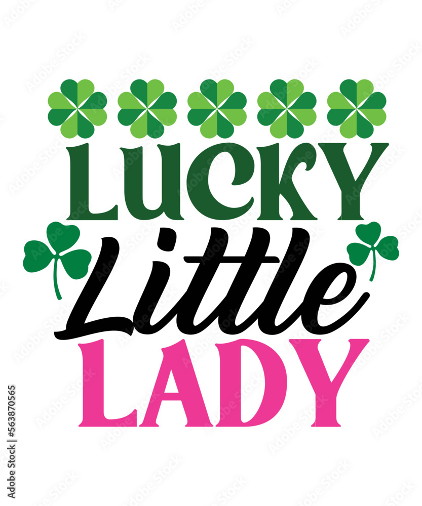 Fototapeta premium St Patrick's Day SVG Bundle, Lucky svg, Irish svg, St Patrick's Day Quotes, Shamrock svg, Clover svg, Cut File, Cricut, Silhouette, PNG,St Patrick's Day SVG Bundle, Lucky svg, Irish svg, St Patrick's 