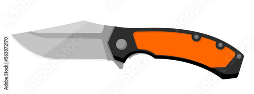 Jackknife. Cute jackknife isolated on white background. Vector illustration