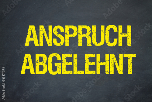 Anspruch abgelehnt 