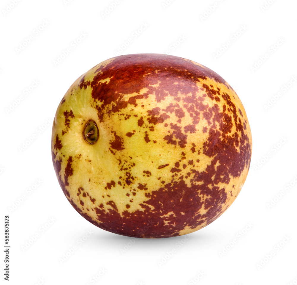 Obraz premium Fresh Jujube isolated on transparent background (.PNG)