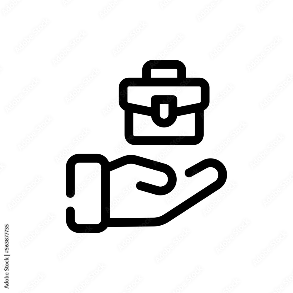 briefcase line icon briefcase line icon