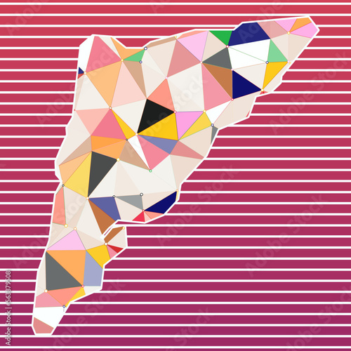 Salt Cay, Turks Islands vector illustration. Salt Cay, Turks Islands design on gradient stripes background. Technology, internet, network, telecommunication concept. Cool vector illustration.