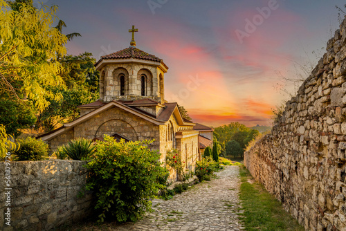 Saint Petka Church in Belgrade Fortress in Kalemegdan park. Serbia. photo