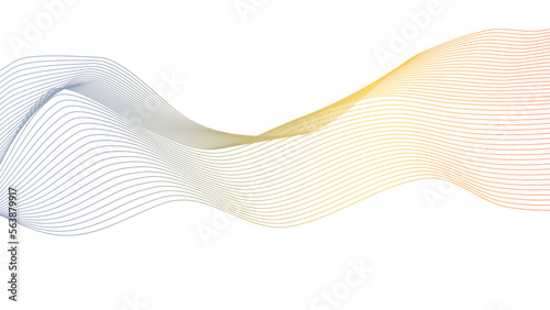 Futuristic abstract wave element for wallpaper and graphic design projects