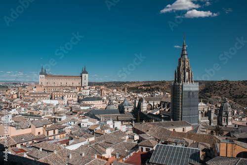 View of the Alcazar, Toledo, Spain