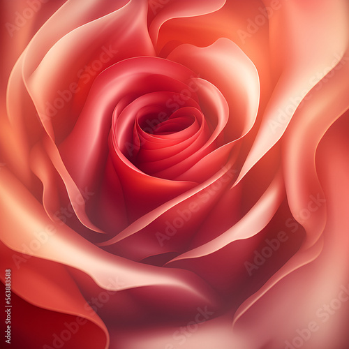 Roses in valentine day with lovely background abstract graphic Illustrator-AI