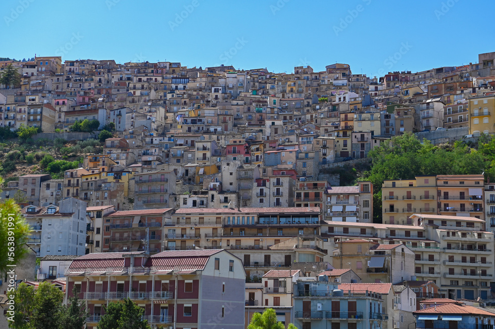 ville de montagne en Sicile