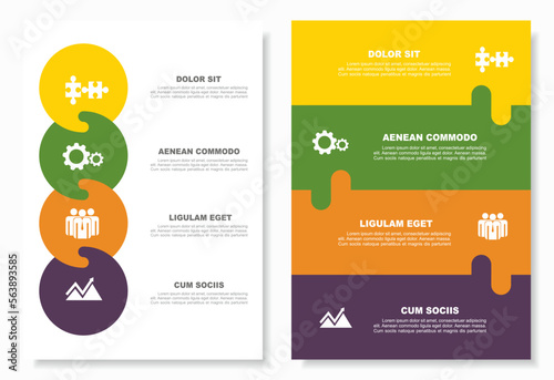 Infographic design template with place for your data. Vector illustration.