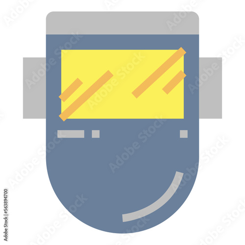 mask flat icon style