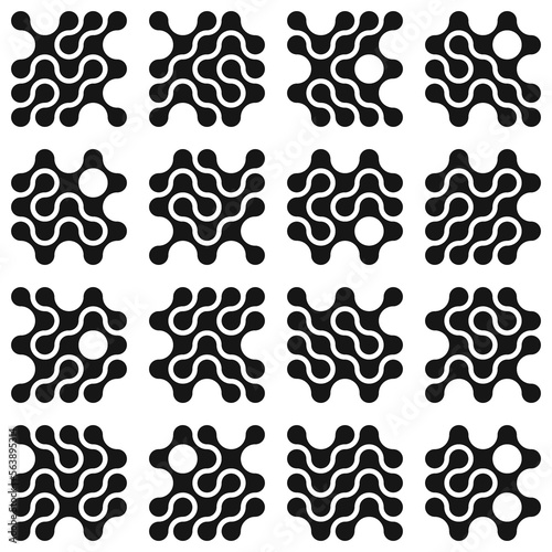 Asemic Glyph writing hieroglyph imitation abstract illustration