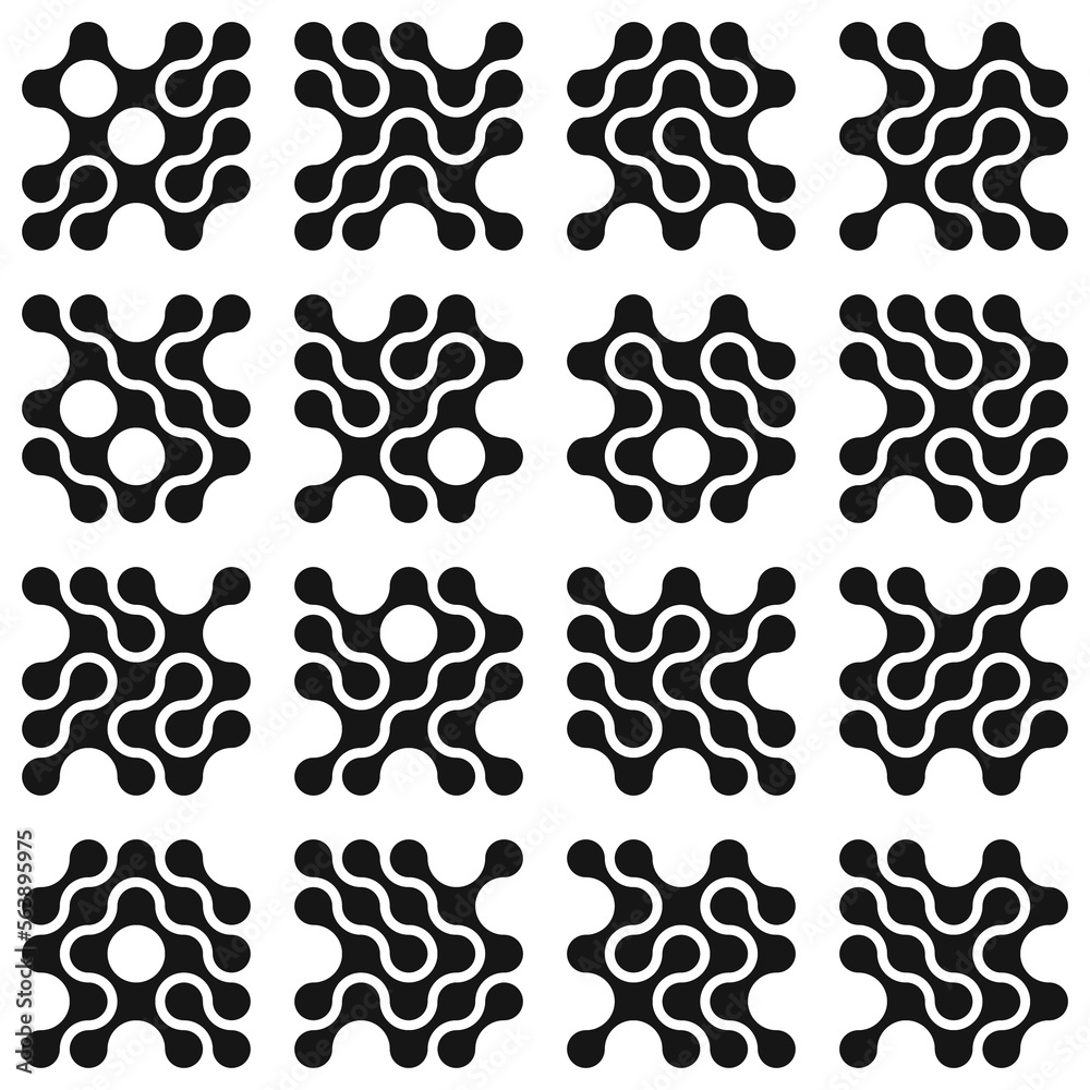Fototapeta premium Asemic Glyph writing hieroglyph imitation abstract illustration