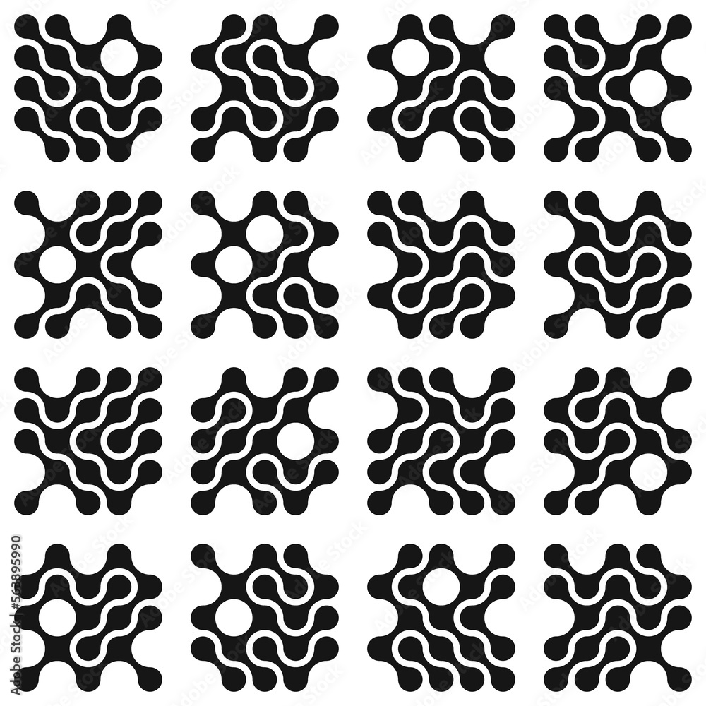 Fototapeta premium Asemic Glyph writing hieroglyph imitation abstract illustration