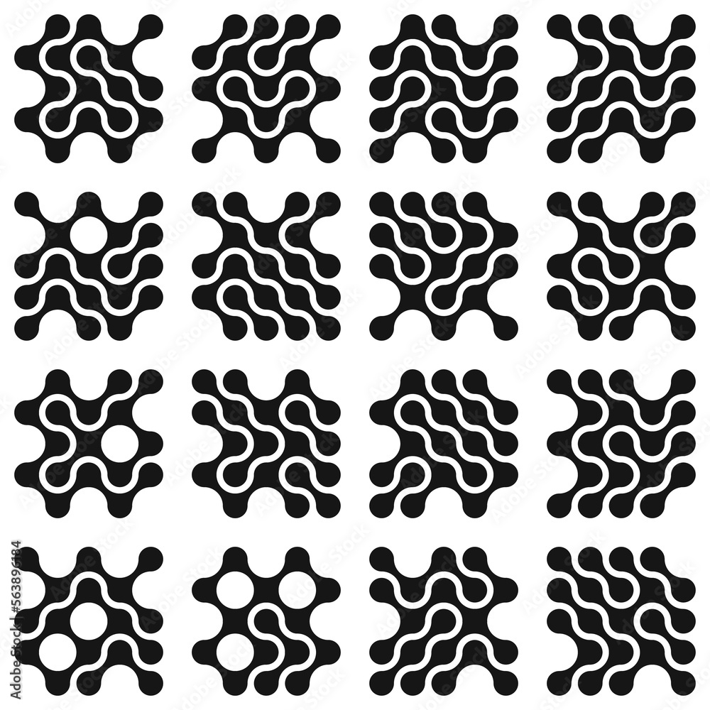 Fototapeta premium Asemic Glyph writing hieroglyph imitation abstract illustration