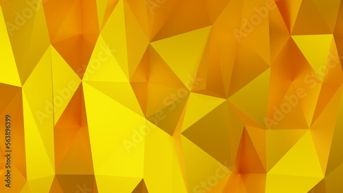 Abstract background with triangles.Abstract background with triangles.Golden abstract triangles background.Abstract geometric background.3D Rendering