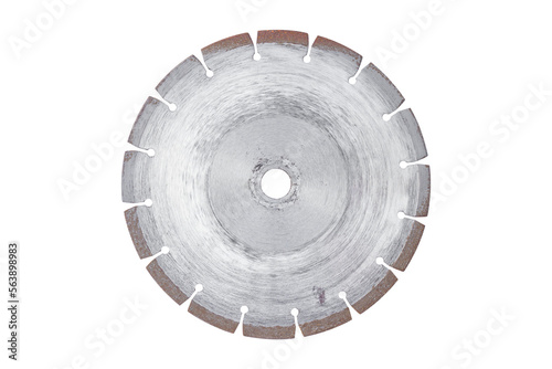 tile saw blade, stone cutting disc isolated from background
