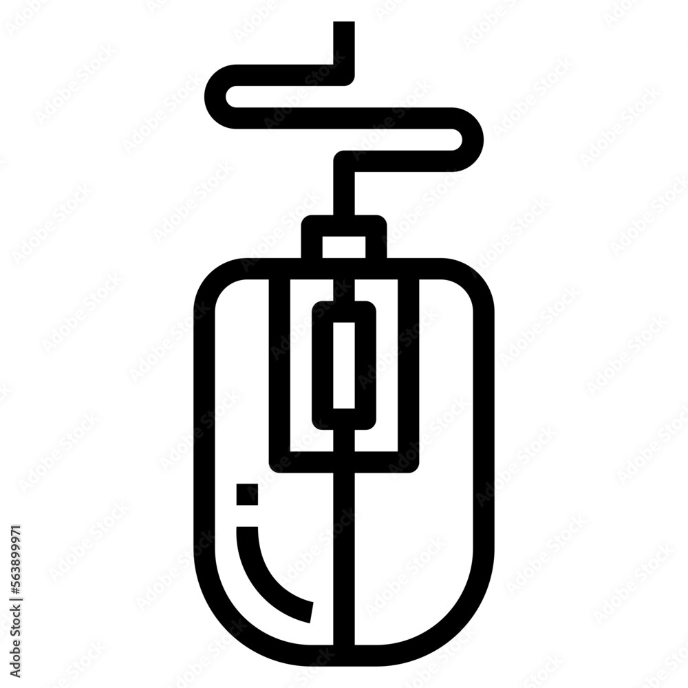 mouse line icon style mouse line icon style