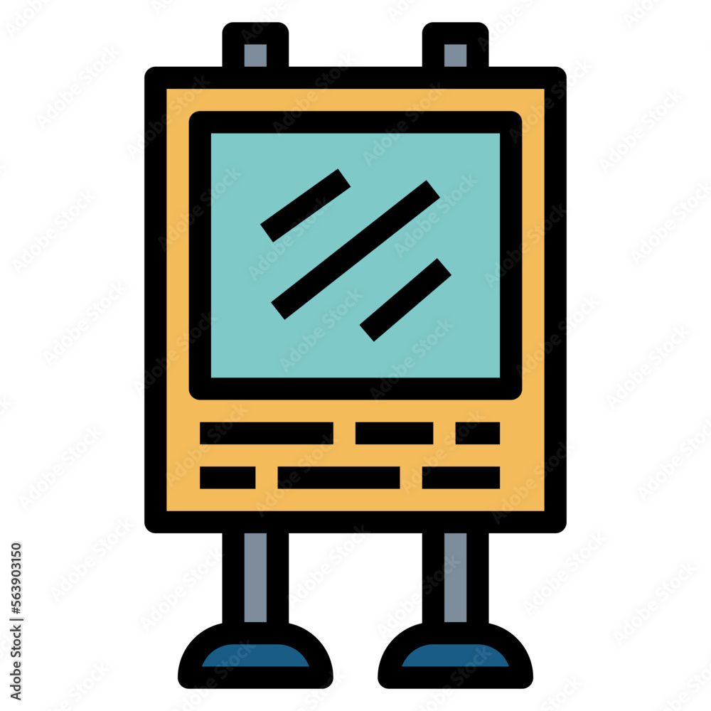 poster filled outline icon style poster filled outline icon style