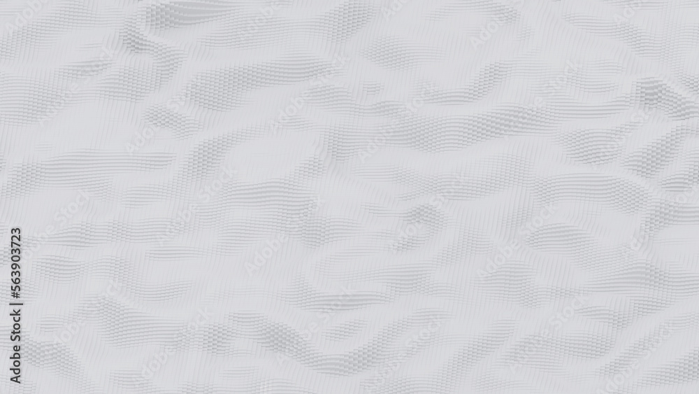 3D Futuristic cubes background Abstract geometric grid pattern