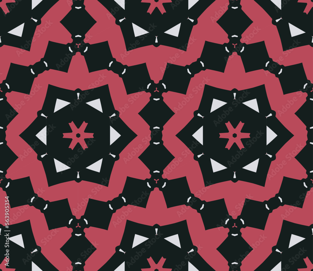 Geometric pattern. Seamless vector background. Ethnic graphic design	