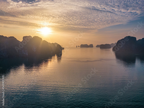 A Beautiful Ha Long Bay Sunrise