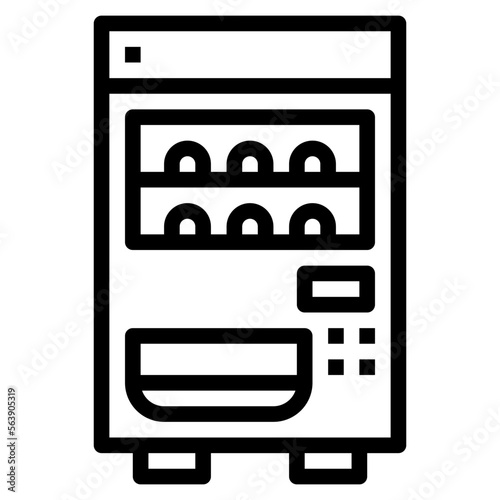vending line icon style
