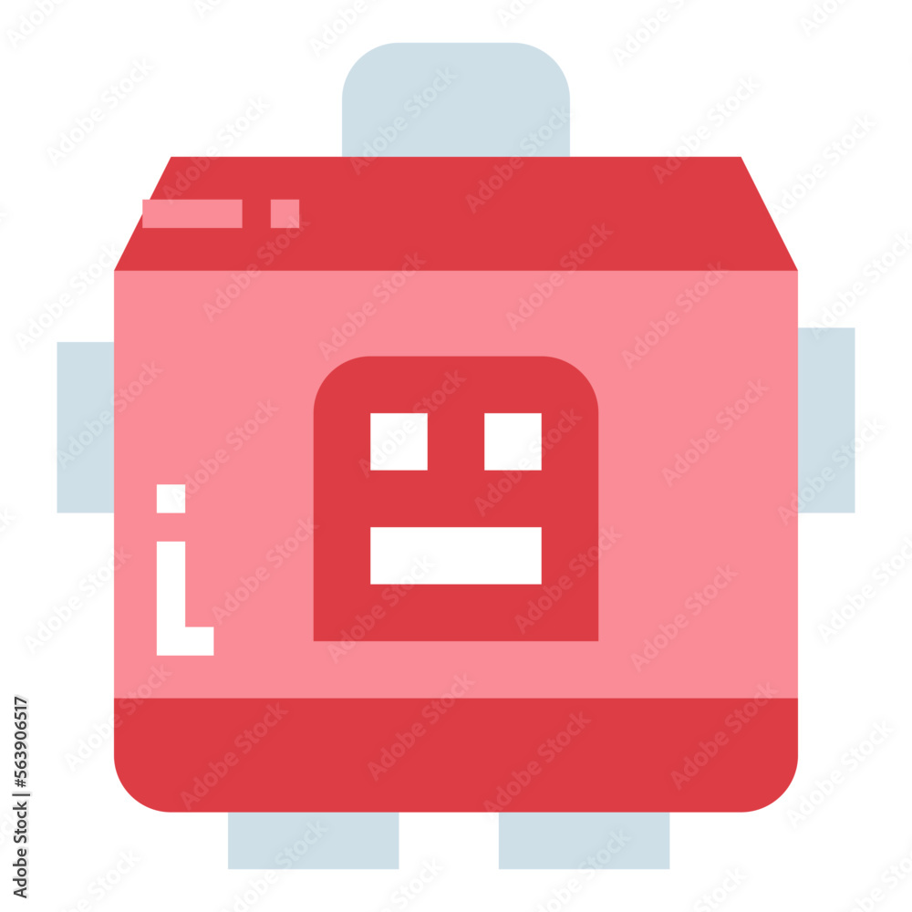 rice cooker flat icon style rice cooker flat icon style