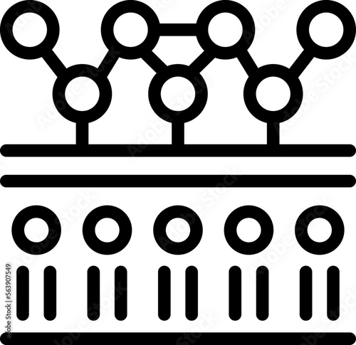 Face care icon outline vector. Cell cream. Serum cosmetic