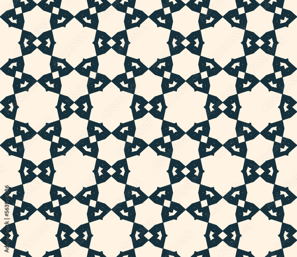 Fototapeta premium Geometric pattern. Seamless vector background. Ethnic graphic design 