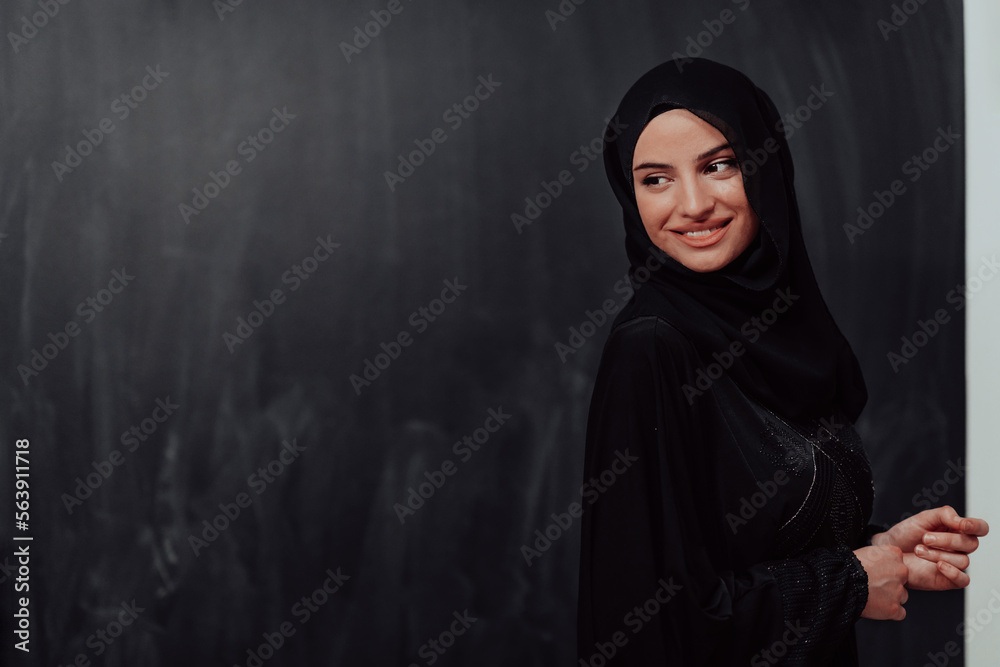 Portrait of young Muslim woman making dua Portrait of young Muslim woman making dua