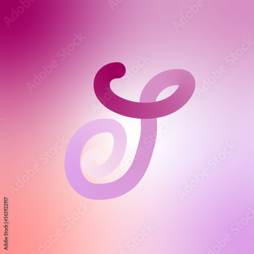 3d gradient letter S, Blend S logo, Gradient background with S alphabet, S letter logo, 3d iridescent gradient letter S