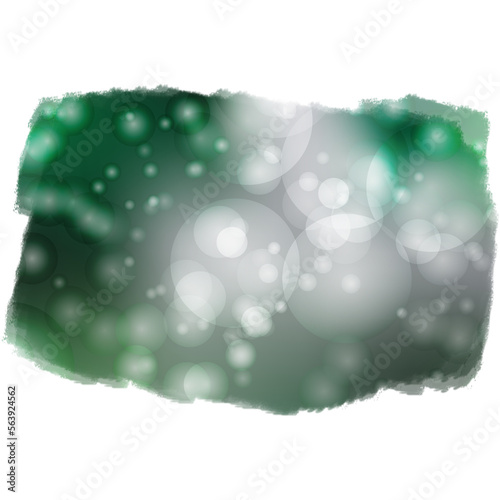 Brush Green Bokeh background