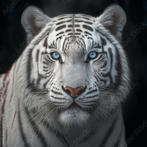 white tiger, generative AI