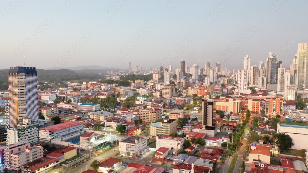 View of the Downtown of Panama City (Chorrillo)