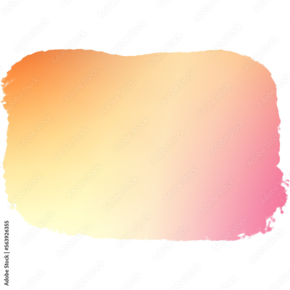 Brush background with gradient orange color