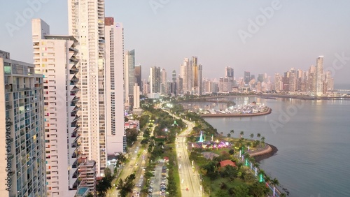 view of the Highway (Cinta Costera) Panama City