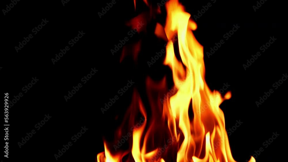 fire flame slow motion burning and glowing on blackg screen background fire flame slow motion burning and glowing on blackg screen background