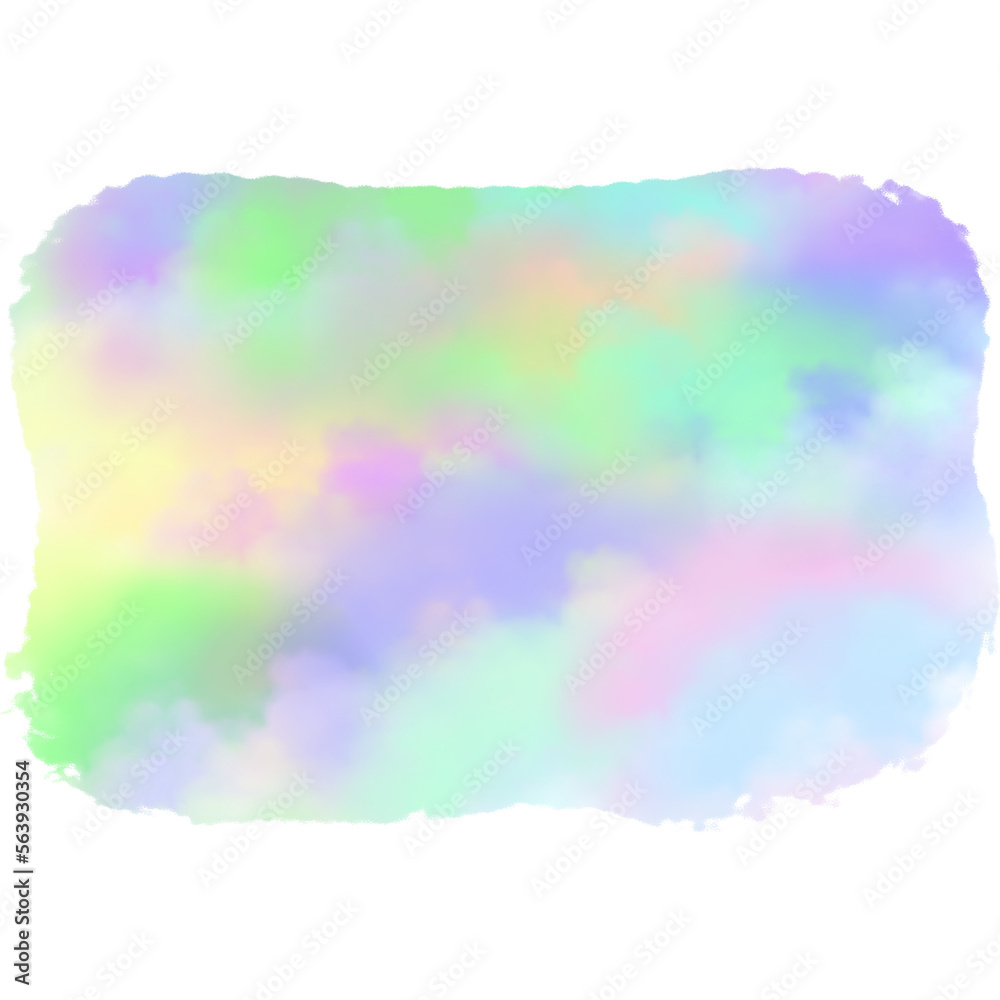 Brush background with cloud texture rainbow color Brush background with cloud texture rainbow color