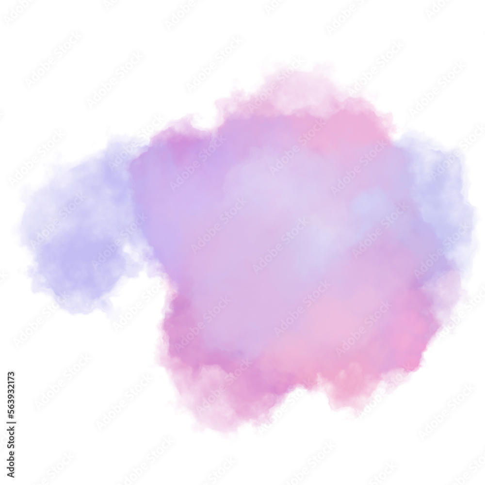 Brush background with watercolor texture pink color