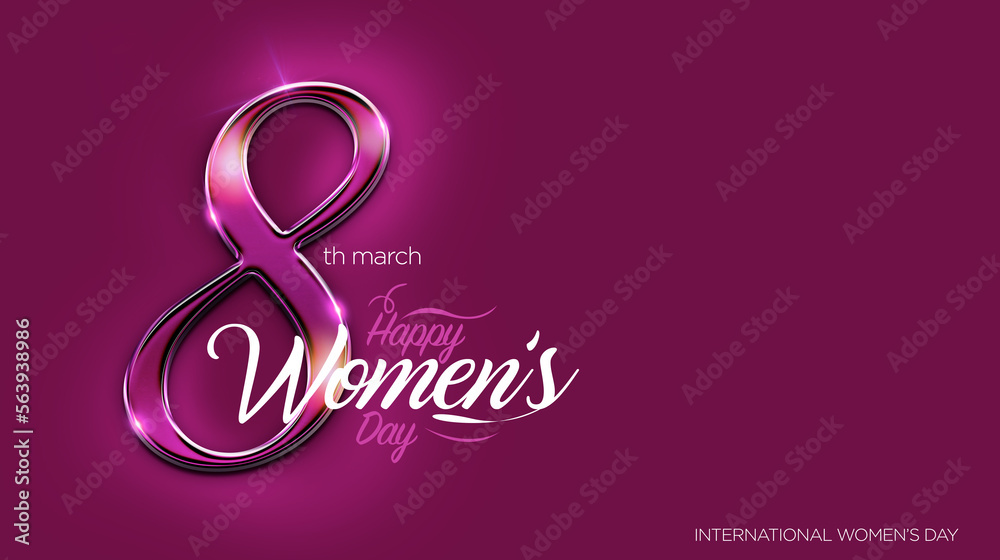 International Women's Day poster. Happy Women's Day. illustration. International Women's Day poster. Happy Women's Day. illustration.
